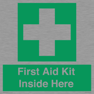 First Aid Kit Inside Here
